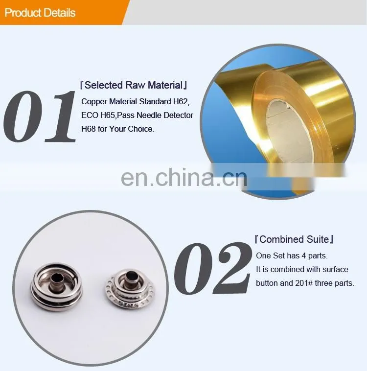 15mm Ring Metal Snap Button BM10202
