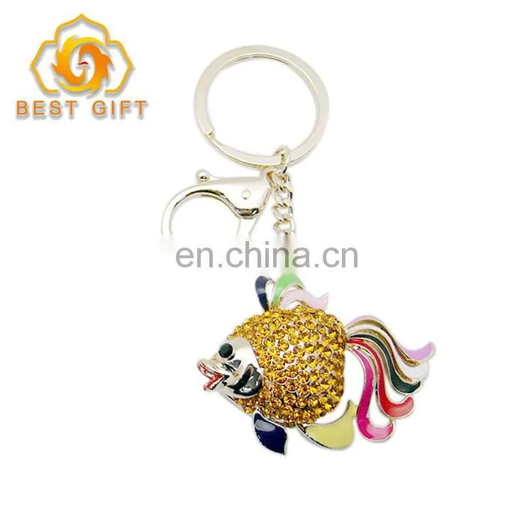 High Quality Cute 3D Fish Shaped Keychains For Decoration