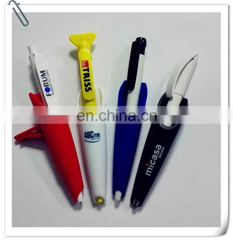 new unique promotion multi color single pen holder and container for car use with customized logo
