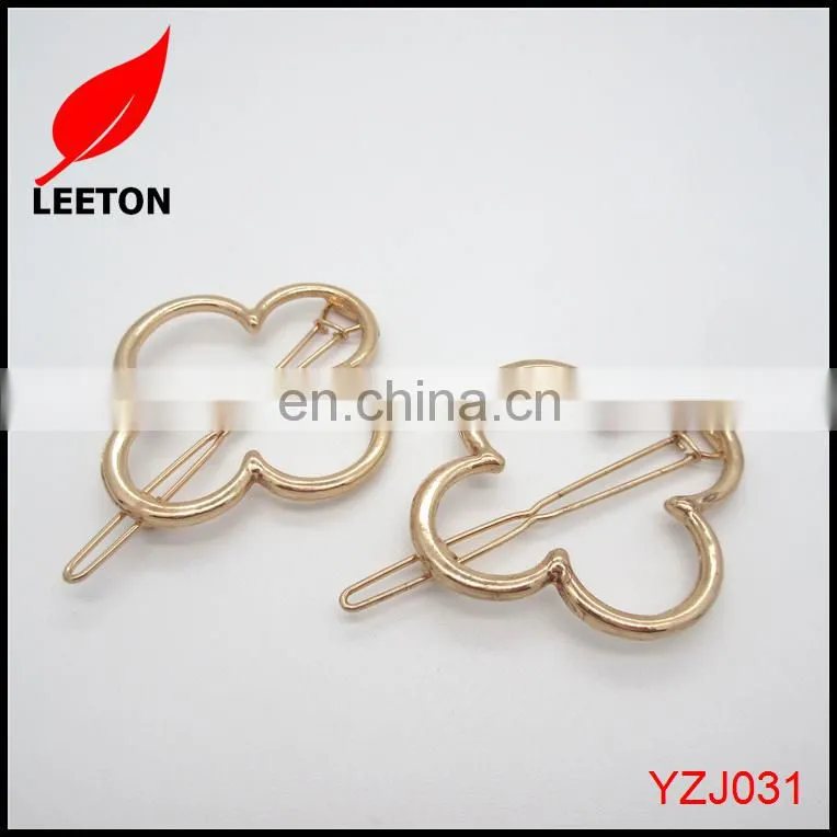 Factory supply fashion metal lady hair clips