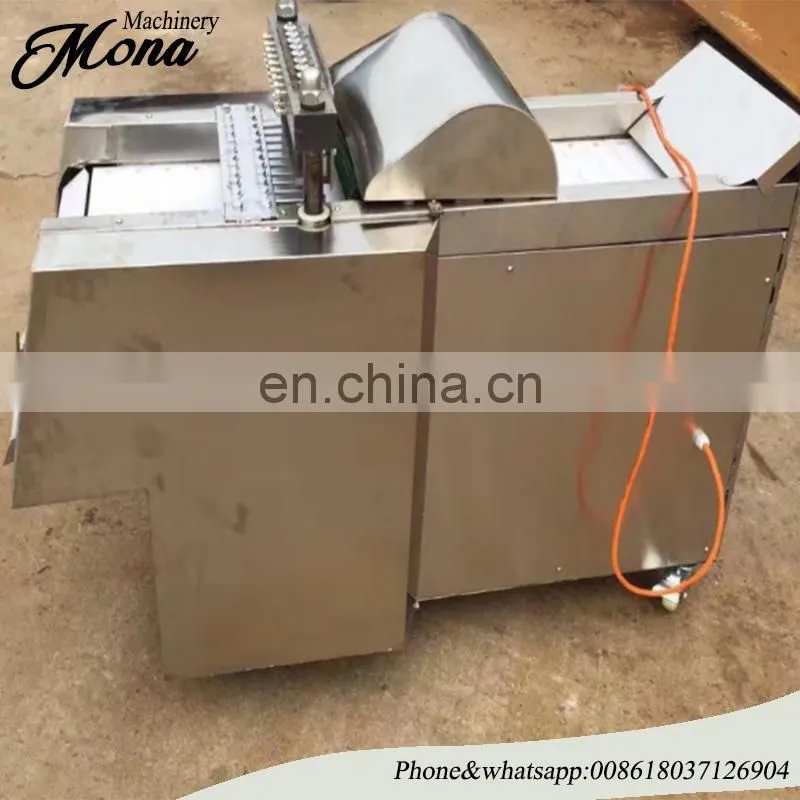 Frozen chicken cube cutting machine /meat slicer cutter