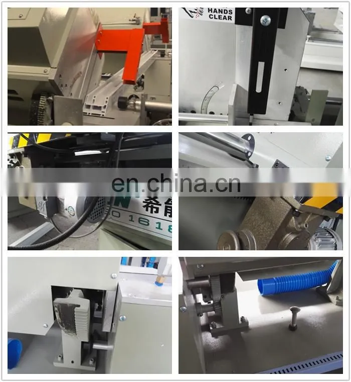 double head saw aluminum profile cutting machine
