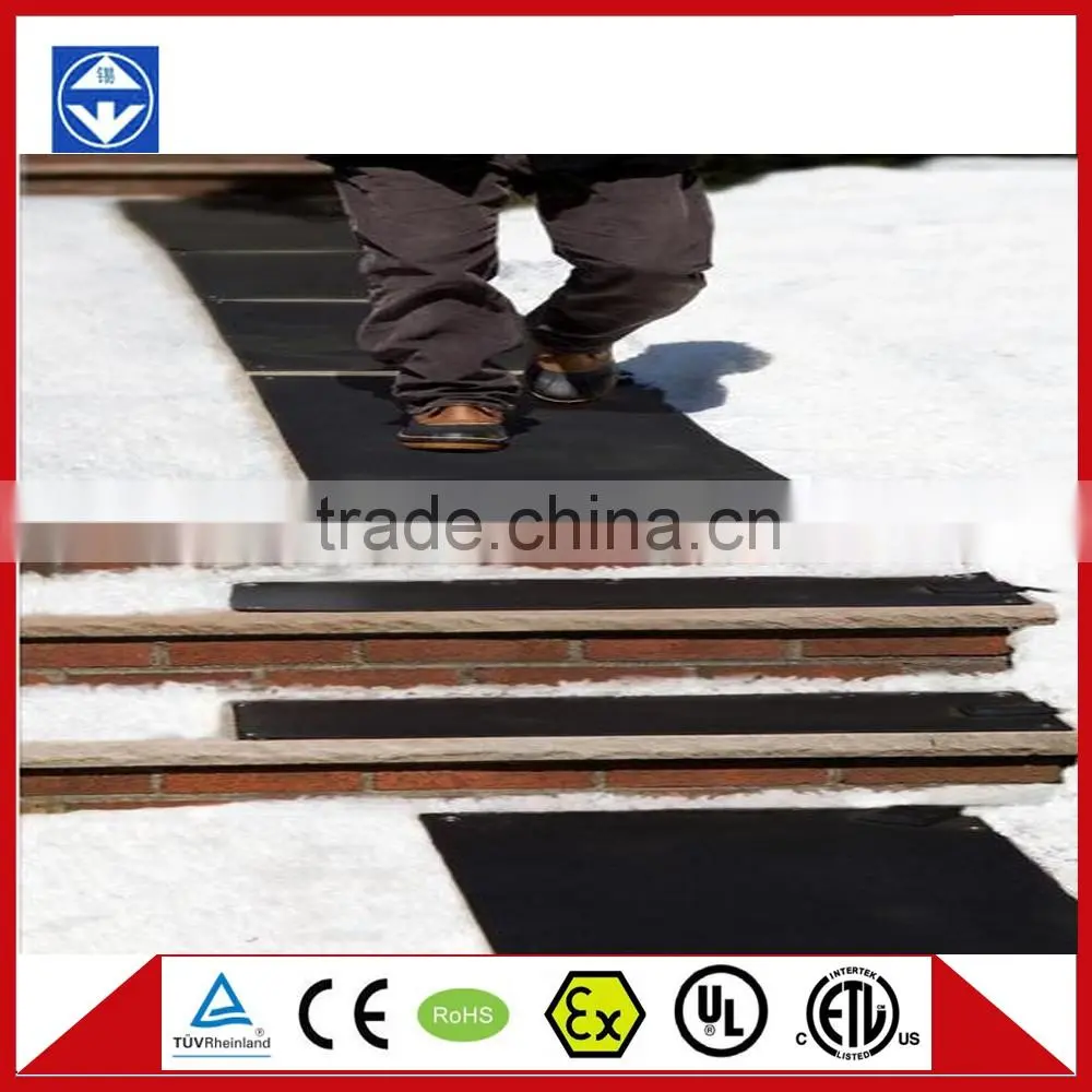 UL outdoor snow melting mat,portable outdoor heating mat,door snow melting mat