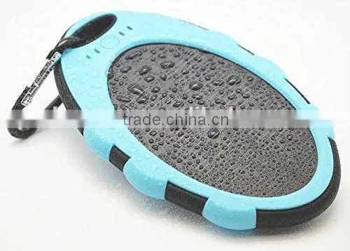 5000mah solar power bank,waterproof solar power bank charger