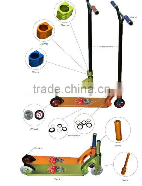 CNC machined high-end pro scooter ,stunt scooter,extreme scooter