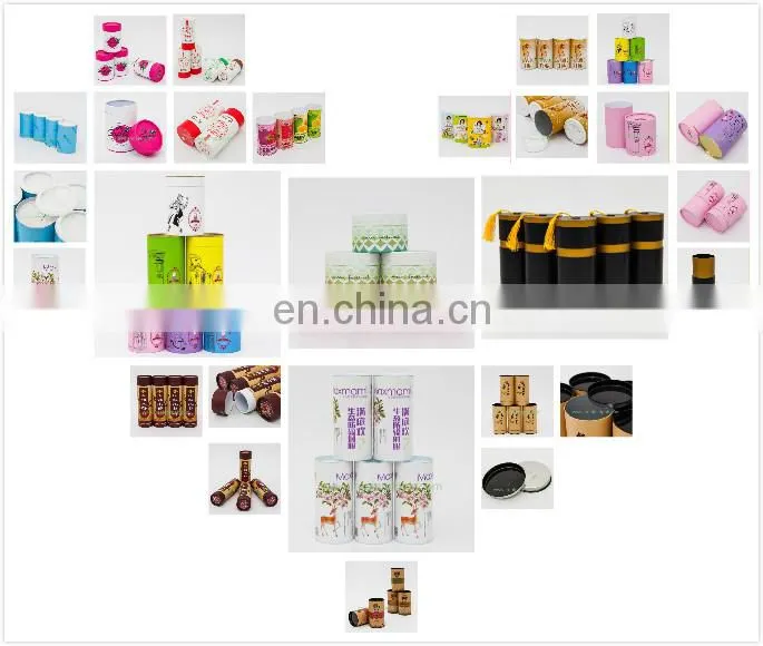 Round Flower Tea Advent Calendar Packaging Box Containers
