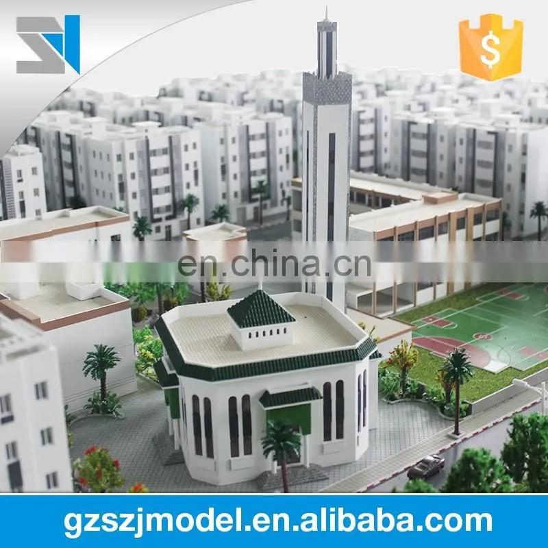 High-end fashion Morocco residence 3d architecture modeling for sale