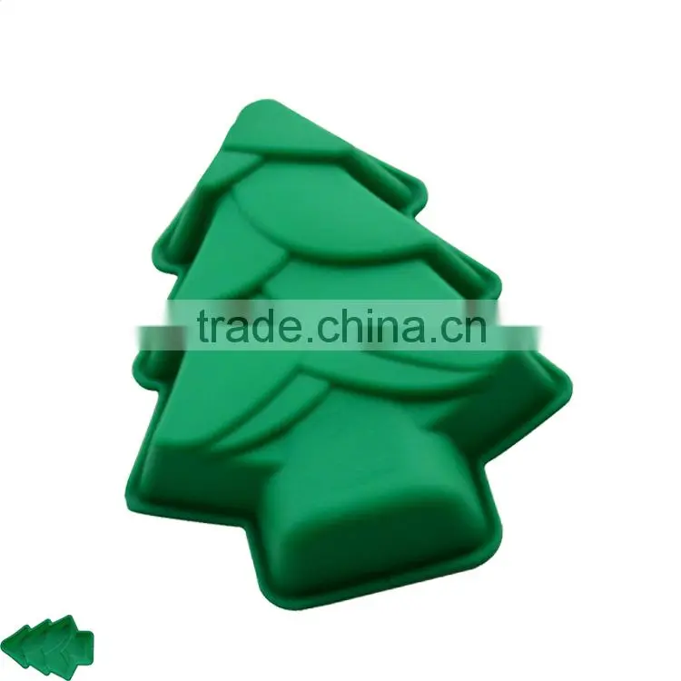 Christmas Silicone Candy Cake Baking Chocolate Fondant Decorating Mould Mold