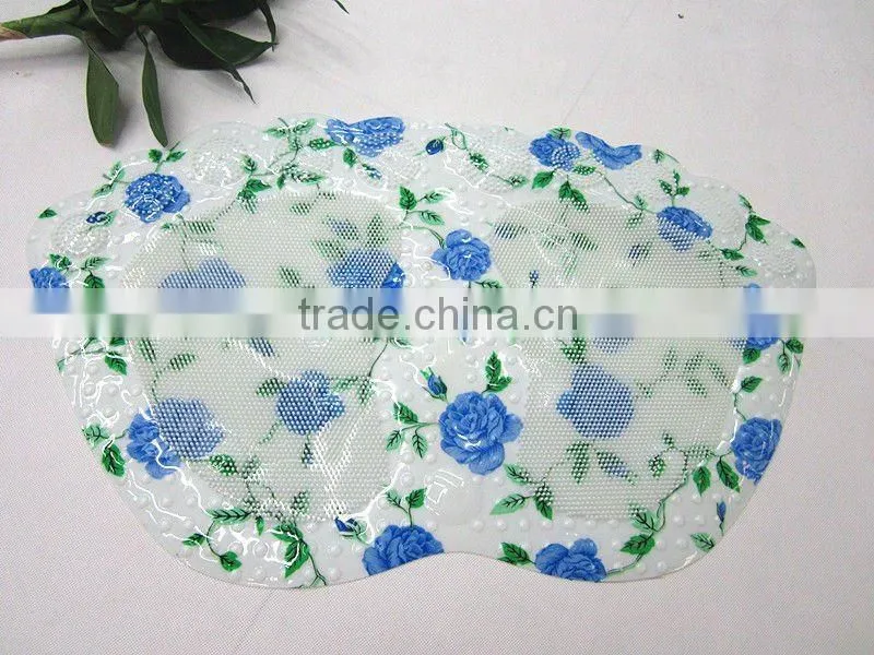 wonderful and massage feeling foot print bath mat 8011