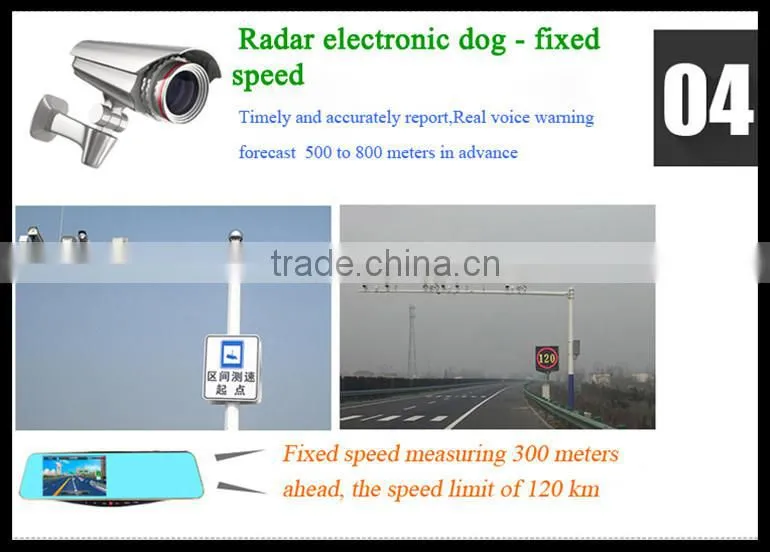 5.0 inch ultra-thin germid rearview mirror