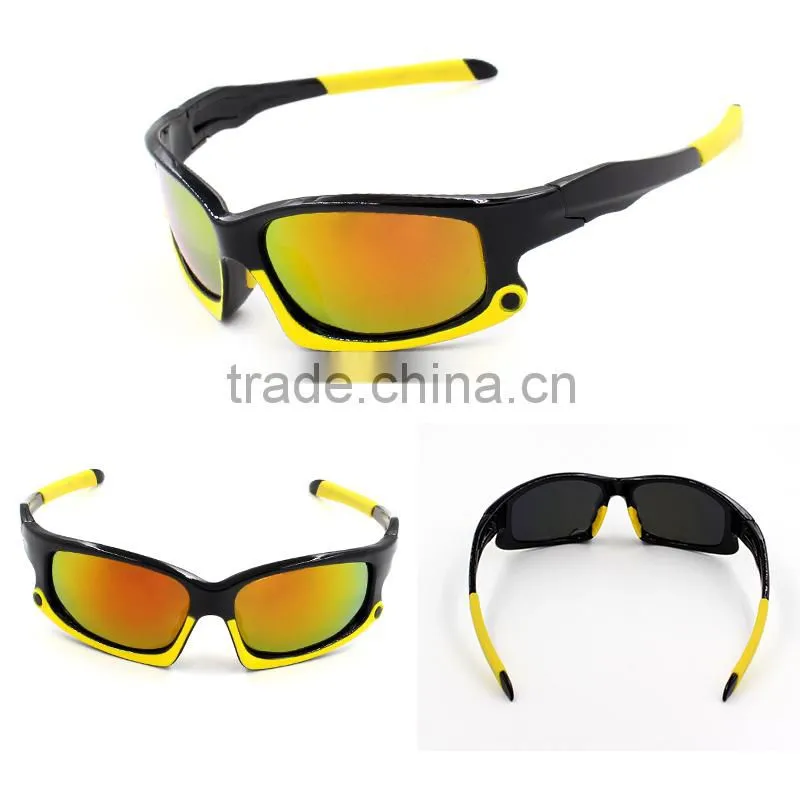 Lightweight pc frame anti-slip 100% anti-uv polarized sports glasses wholesale