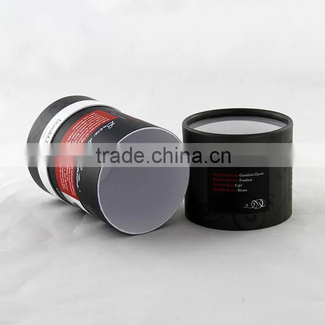 Fashion Paper Tube with PVC show window for gifts packaging
