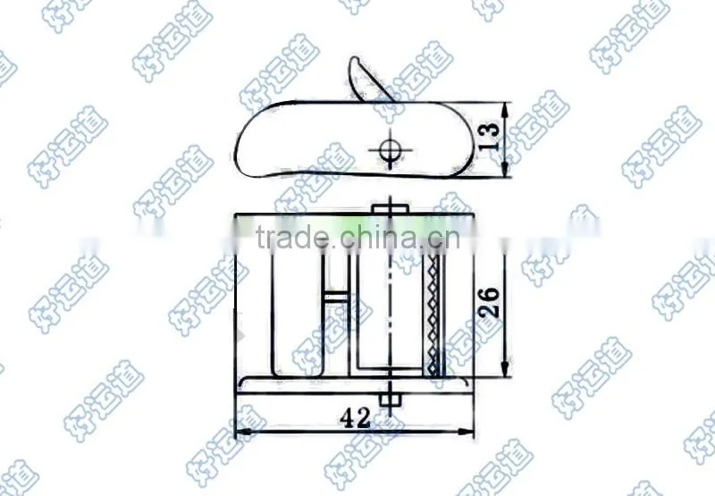 04600 Cam Buckle 1 inch, ratchet tie down, cam buckle