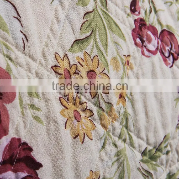 diamond quilting linen cotton quilt