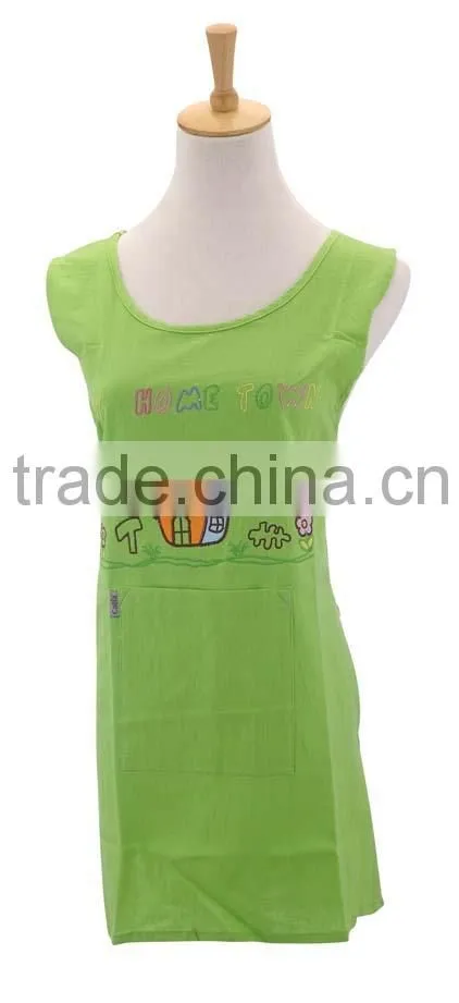 Callia 2015 fashion apron cotton / waterproof/ CPE/Polyester