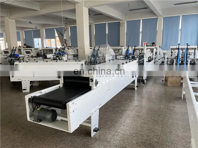 UFG600AG Automatic Pre-fold crash Lock Bottom Folder Gluer, fried chicken packaging box folding gluing machine