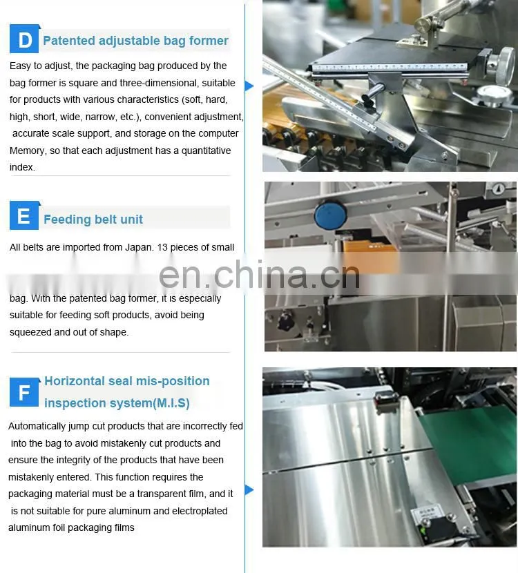 Ruipuhua High Quality Pie Crust/ Pancake/ Tortialla/ Pita Automatic Packing Packaging Flow Wrapping Machine