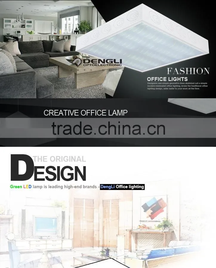 500*500 36W suspended surface mounted led ceiling light for reading