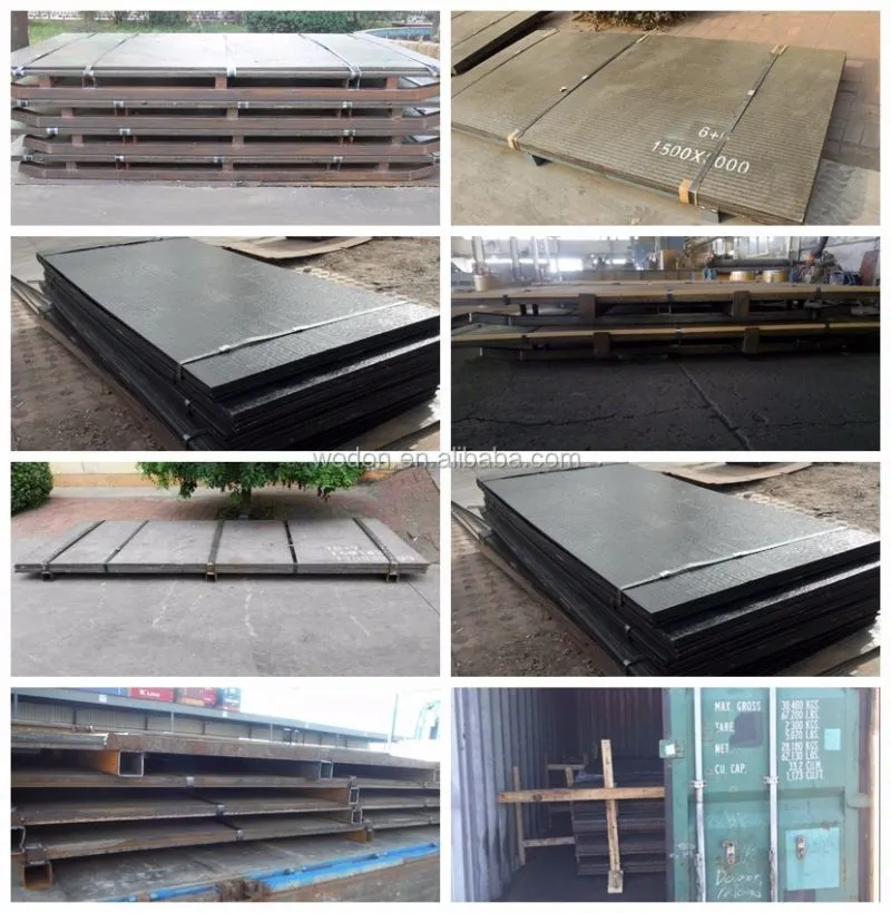 high Chromium carbide overlay wear plate bimetal for liner chutes excavator and earthmoving