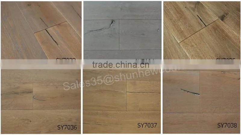 Oiled and Lacquered 18mm Oak Engineered Wood Floor Manufacture