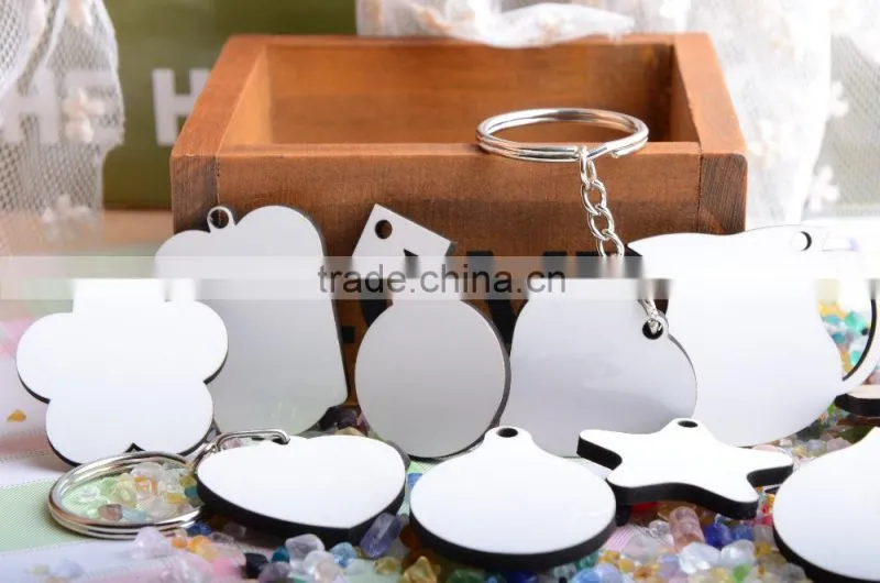 3mm sublimation blank mdf keychain
