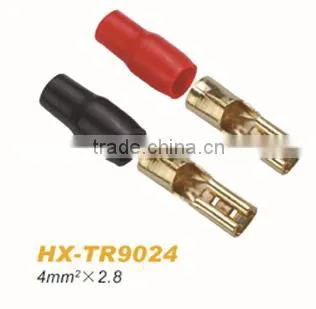 Auto Audio High Quality Red And Black Color Push Type Speaker Terminal