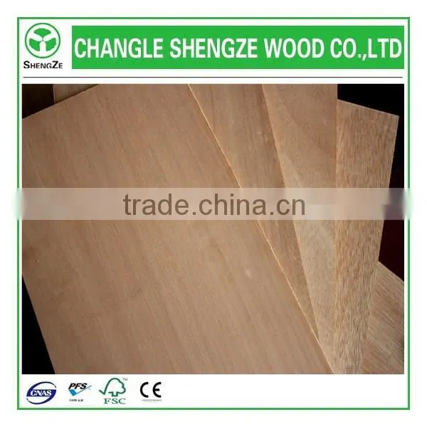 High quality cheap price of laminated Okume plywood from China