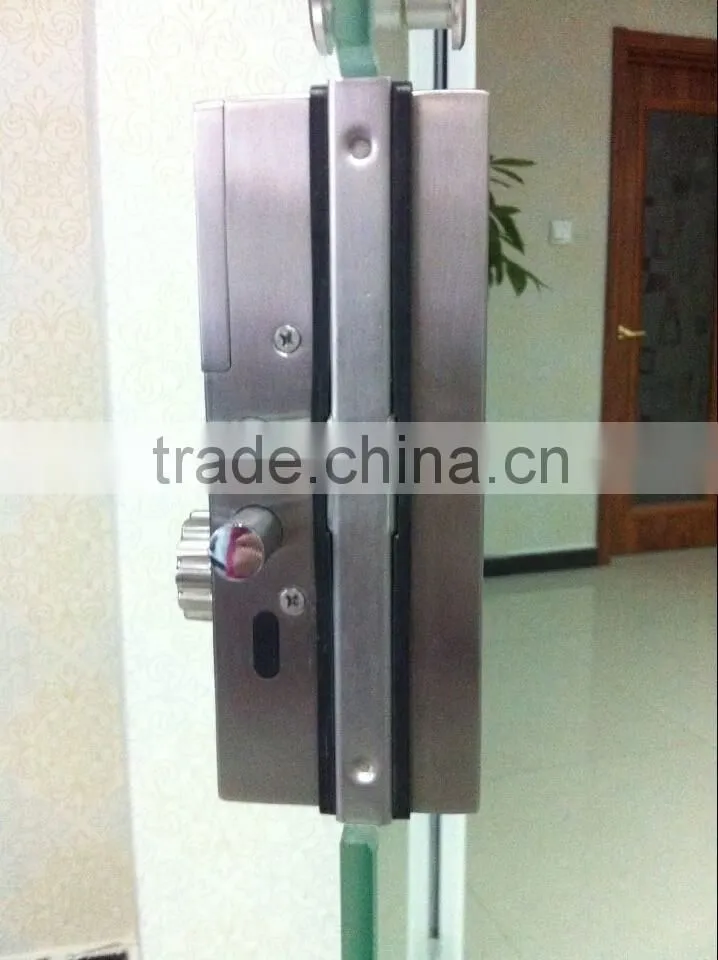 Digital combination glass door lock