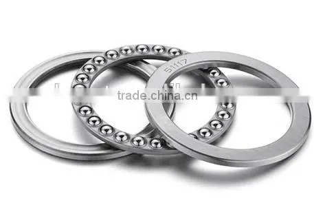 Single direction 512 size 75x110x27mm size 51215 thrust ball bearings