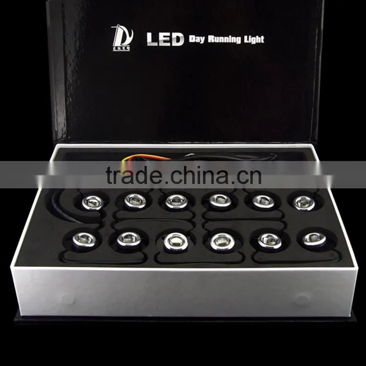 12W/12V/500lm LED daytime running light,fog-proof light DRL02,IP68(100% waterproof)