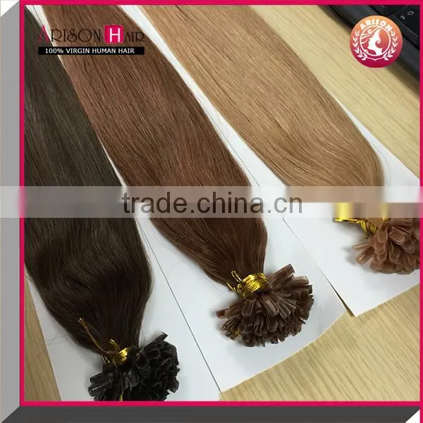 wholesale u tip hair extension,remy u tip keratin human hair extension, 100% cheap remy u tip hair extension who