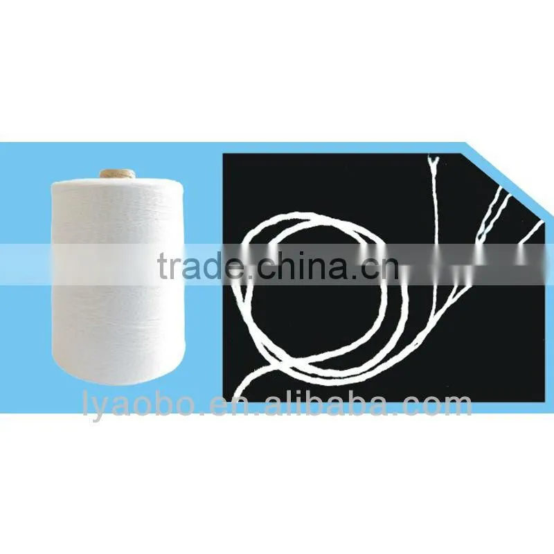A2*3(20S/6ply)spun 100% Polyester Bag closing /industry Thread manufacturer