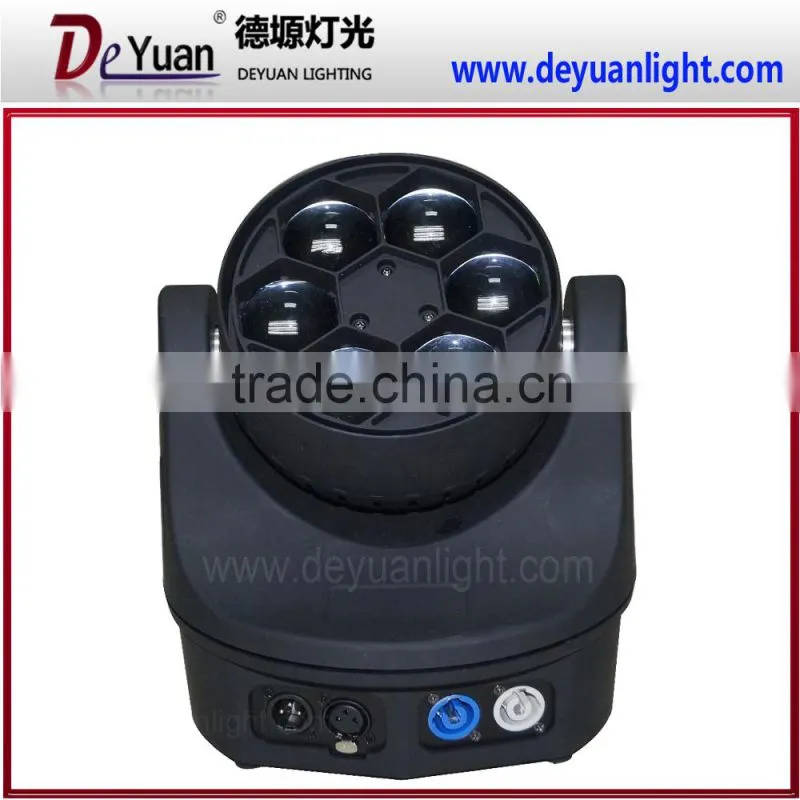 2015 hot selling beam light 6pcs bee eye mini led moving head disco light