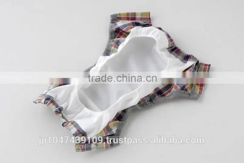 made in Japan products high quality cool check pattern cloth nappies baby diapers wholesale for hot selling item