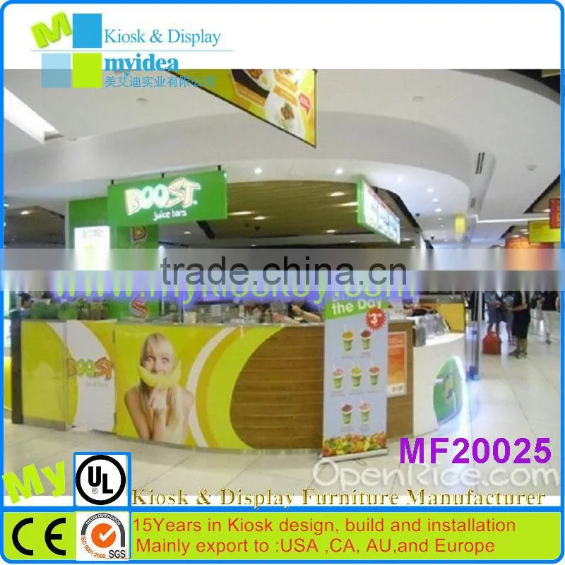 Customizd food shop display,restaurant bar counter design