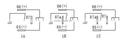Automotive Relays heavy relay 12V 24V 100A 4 pin 5 pin WM648