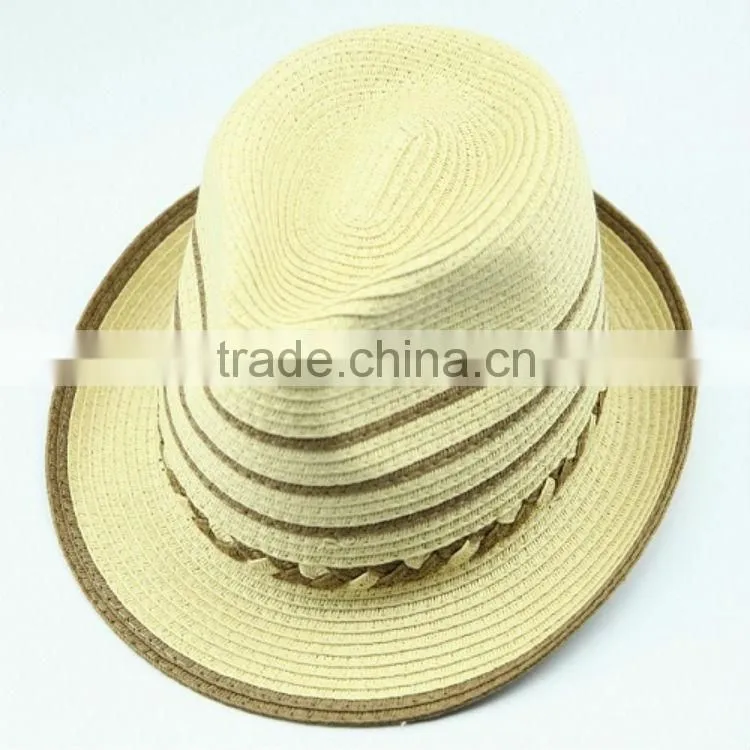 cheap bulk sale straw fedora hat