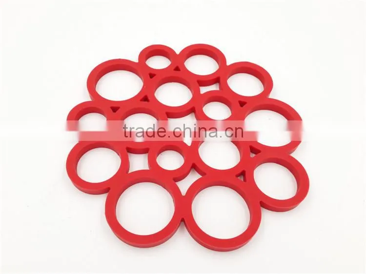 Top sell silicon foldable cup mat in tableware
