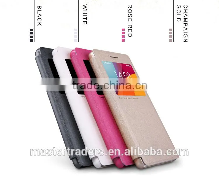 Original NILLKIN Sparkle Series Wallet Flip PU Leather Case With PC Back Cover For OPPO R1C For OPPO R1X MT-3356