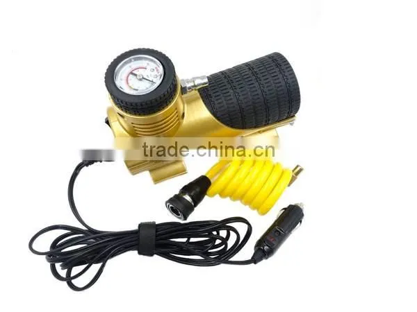 Small Footprint Portable Car Air Compressor with 4 LED