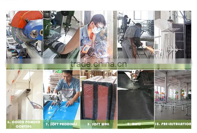 European standard durable high quality trampoline park