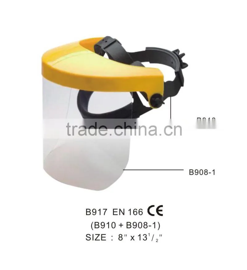 2016 protective headgear with wire mesh face shield