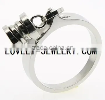 Cheap Wholesale Stainless Steel With Pendant Clasp Rings