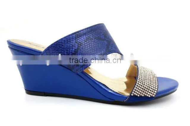 hot New ladies wedge shoes and slippers with diamond