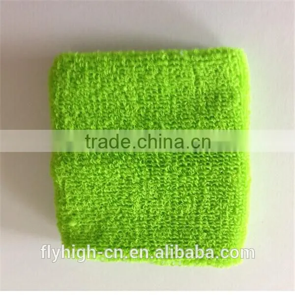 OEM terry wristband sports wrist band cotton sweatband