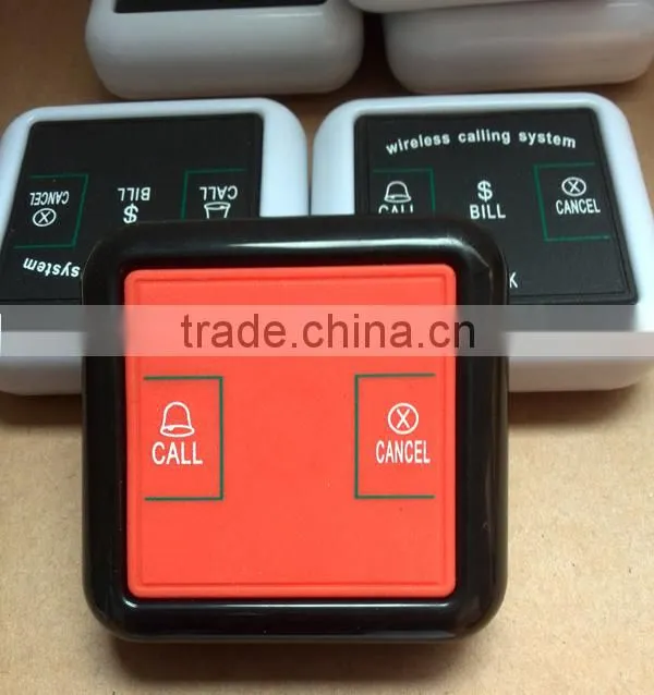 wireless restaurant call button guest paging system waiter calling system