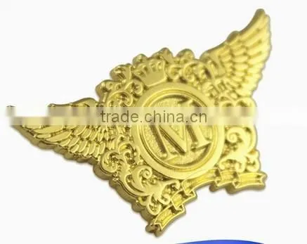 Zinc alloy race running marathon medal custom car emblem with great price