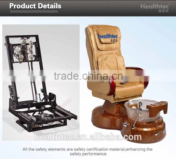 2016 high quality leather massage pedicure chair for sale