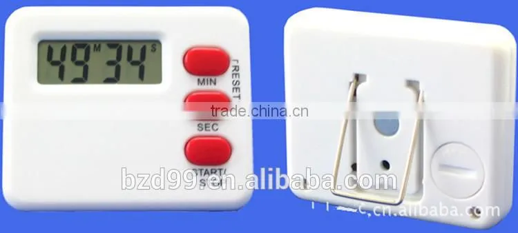 New Promotional Electric Digital Kitchen 2 Digit Countdown Timer with Magnet Clip / Electronic timer manufacturer OEM/ODM