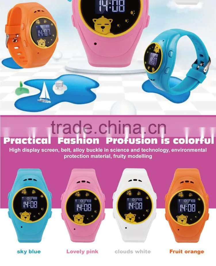 Children Smart Bracelet SOS Call Location Finder Locator Tracker GPS Monitor Watch